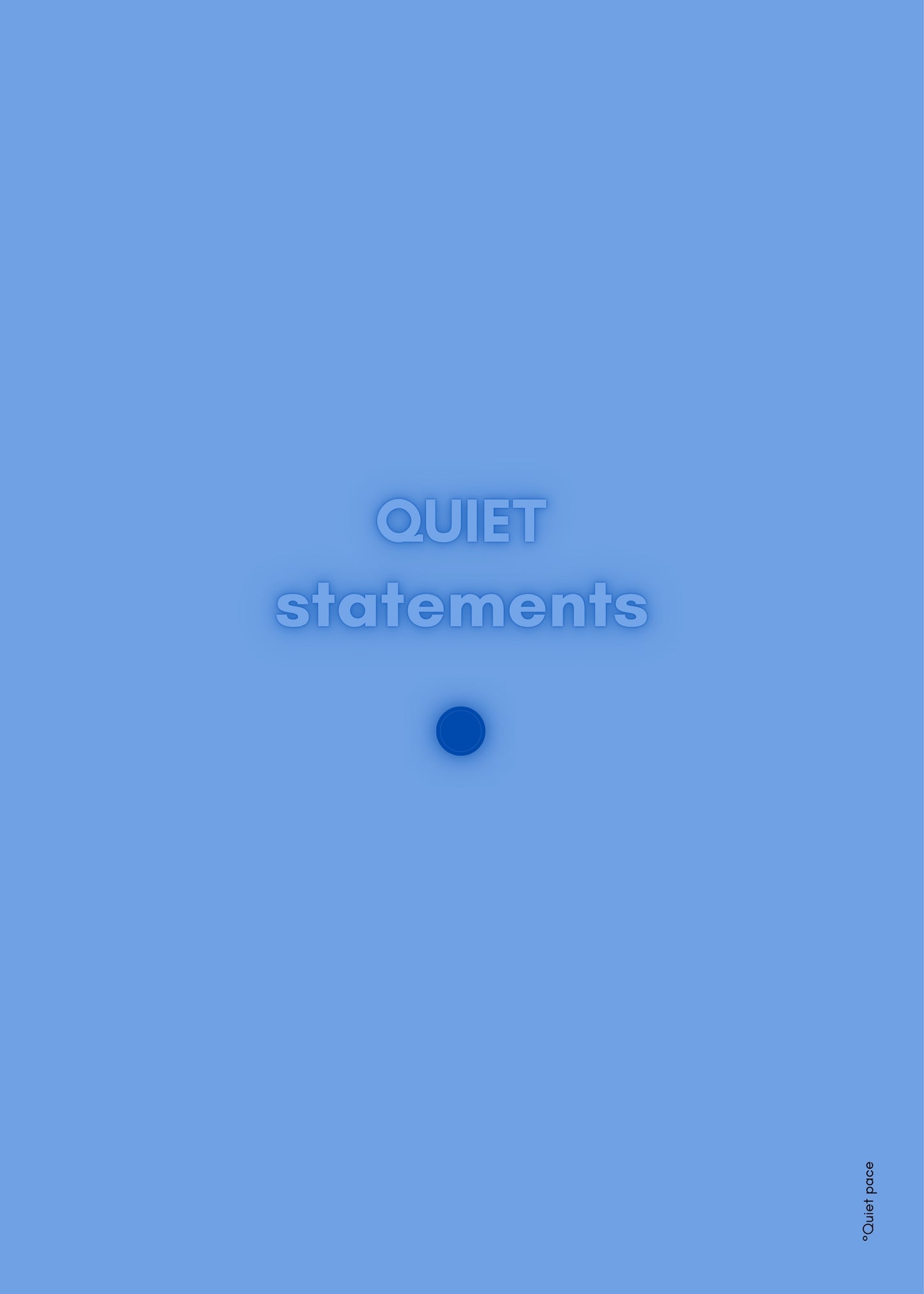 5x7 Quiet Statement Card Set – “The Quiet Was Never Empty”