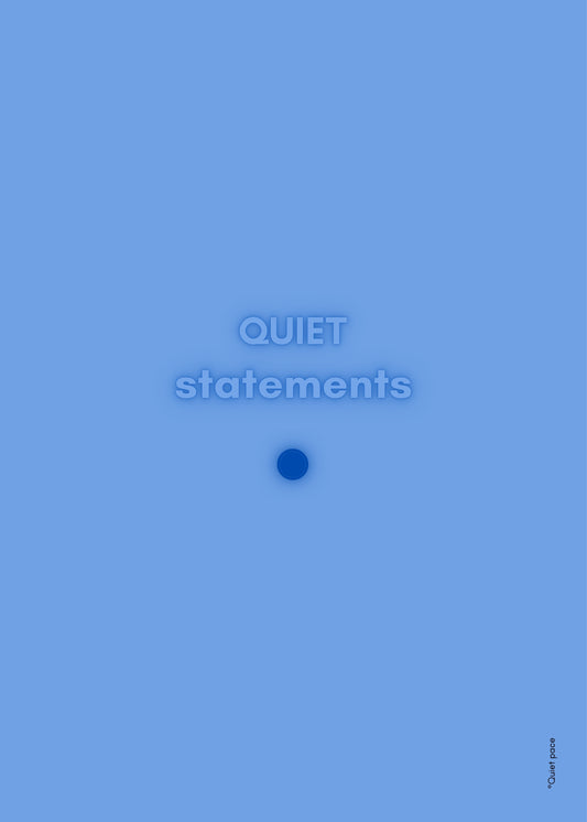 5x7 Quiet Statement Card Set – “The Quiet Was Never Empty”
